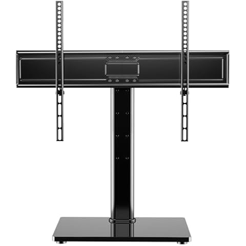 XINLEI Universal Swivel TV Stand Base Table Top TV Stand for 32-75 Inch TVs 60 Degree Swivel, 12 Height Adjustable Monitor Mount Stand, Max VESA 600x400mm,Holds up to 99lbs TS204 Cover