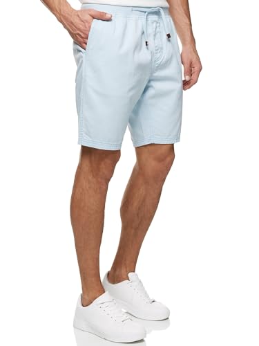 Indicode Hombres Carver Pantalón Chino de algodón Sky Blue XL