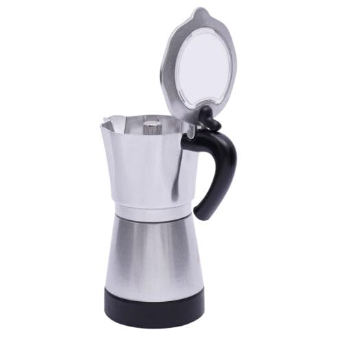 Macchina da caffè elettrica da 300 ml, 6 tazze, Italia Moka, 480 W, adatta per 1-6 persone e può essere utilizzata in famiglie, incontri, caffè, uffici, dormitori universitari