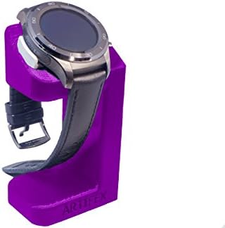 Huawei 2 Watch Stand, Artifex Charging Dock Stand for Huawei Watch 2 Classic and Sport, New 3D Printed Technology, Smartwatch Cradle (Purple)