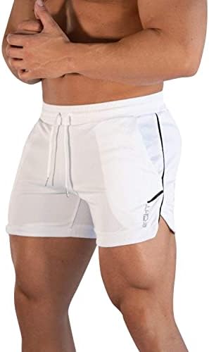 sandbank Men's 5" Gym Workout Short,Quick Dry Active Running Bodybuilding Shorts with Pockets