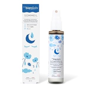 SPRAY SOMMEIL MELATONINE 1,9MG | Contribue à Améliorer la Qualité du Sommeil | Sommeil & Réveil Nocturne | Adolescent et Adulte | Gout Fruits Rouges | Passiflore et Mélisse | 45 nuits