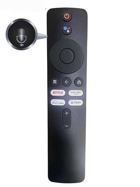 Smartby Remote Control Compatible with Mi All Model Smart 4K LED TV with Voice Control and Bluetooth Connectivity.