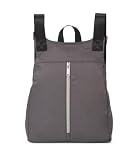 KCB Mochila Antirrobo Combo | Resistente al agua | Con Bolsillos Ocultos, Ideal para Viaje y Trabajo | 100% Vegano | Color Gris