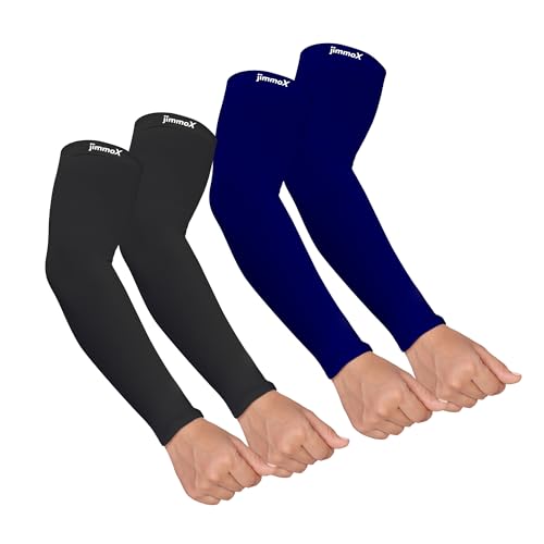 Image of Arm Sleeves for Men & Women, Sun Protection & UV Compression Hand Sleeves for Cycling, Running, Outdoor Sports & Activities, Hand Cover for Bike Riding