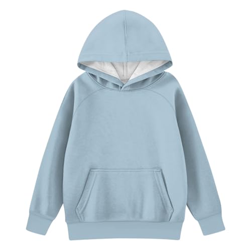 GOFULY Hoodies For Teen Girls Trendy Cute Sweatshirt Hooded Solid Fall Long Sleeve Hoodies Boys Clothes 2-14 Years2