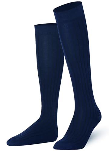 Image of Mysocks Knee High Socks for Women Men Combed Cotton Seamless Toe Tall Long High Socks