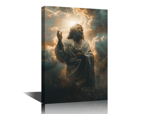 Toile Jésus Christ 30x45 cm de décoration murale pour salon ou chambre