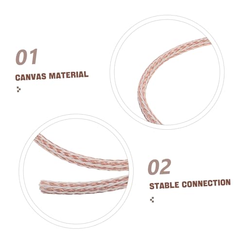 Cable de cobre para altavoces plano y flexible que reduce la pérdida de señal de audio 3