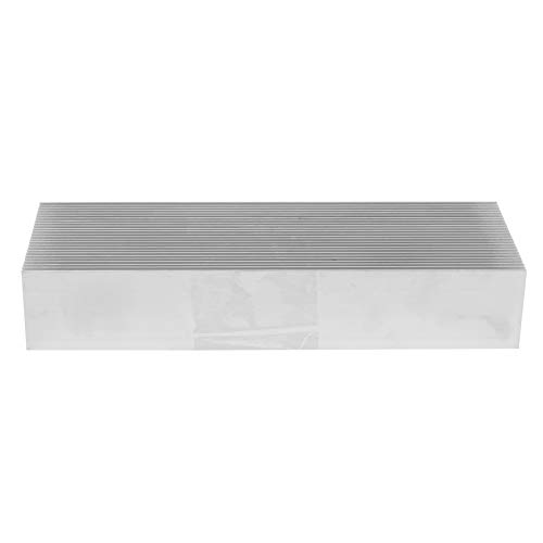 Plawee Ventilador De Enfriamiento del Disipador De del Radiador De Aluminio 200X69X37MM Tono Plateado