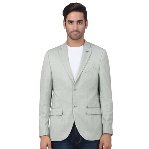Image of Cantabil Checkered Full Sleeves Notch Lapel Casual Blazer for Men | Casual Blazer for Men | Men Blazer for Casual | Blazer for Men Casual (P MBZC00055)