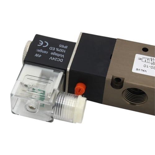 Electroválvula neumática 4V320-10 multitensión con rosca de 3/8 BSPT hermética 5