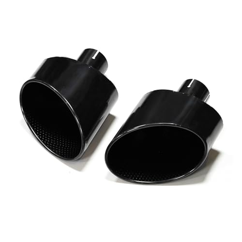 に適合する A3 に適合する A4 に適合する A5 RS3 RS4 RS5 RS6 RS7 へのアップグレード オーバルエキゾーストチップ テールパイプ ノズル エキゾーストシステム マフラーチップ 車用マフラーカッター(Customized Size