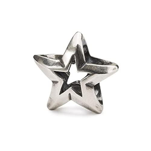 Trollbeads Desiderio di Stella TAGBE-10247 abalorio de plata ley artesanal