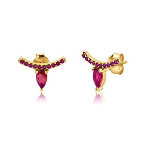 Boucles d'oreilles en argent 925 et zirconia cubique pour cartilage