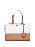 GUESS Factory Out And About Saffiano Satchel