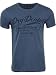 Produktbild riverso Herren T-Shirt RIVLeon Rundhals O-Neck Kurzarm Tee Shirt Print Regular Fit 100% Baumwolle Grün Blau Weiß Grau Rot Orange S M L XL 2XL 3XL 4XL 5XL, Größe:XL, Farbe:Blau (AJD)