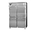 Continental Refrigerator DL2WE-SS-HD Designer Line Heated Cabinet, Extra Wide Reach-In, Two