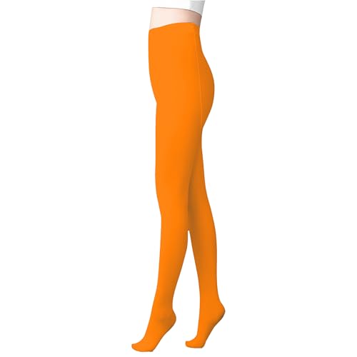 Image of Wildarms 2 Pairs Women's Tights 80D Soft-Touch Opaque Solid Color Stretch Pantyhose Tights for Carnival, Dresses & Daily Wear