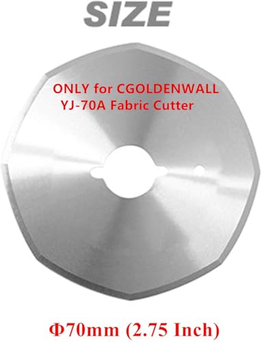 1 Pc Blade for 70mm Electric fabric cutter