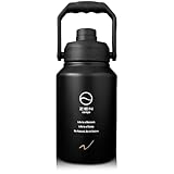 ZEN Camps アイスジャグ サーモジャグ アイスコンテナ 保冷 保温 キャンプ アウトドア 真空断熱構造 1.9L 3.8L 口広 (ハーフガロン)