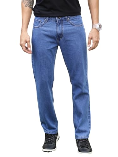 Image of Thomas Scott Men Mid Rise Clean Look Relaxed Fit Jeans