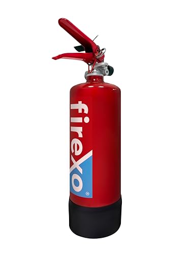 Firexo Kleiner Feuerlöscher (2 Liter) – alle Arten von Feuer – Mehrzweck-Feuerlöscher für zuhause, Küche, Grill, Zuhause und Büro
