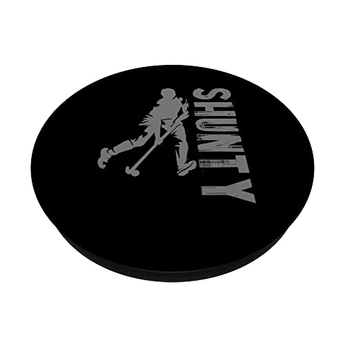 Sports Shinty PopSockets Swappable PopGrip, Black - Image 2