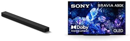 Sony BRAVIA Home Theater Bundle: 11 Speaker Soundbar HT-A8000 with 360 Spatial Sound & 48-Inch 4K OLED Smart TV A90K Series