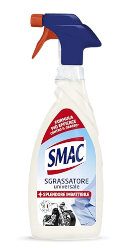 Smac - Sgrassatore Universale, Detergente Spray Multisuperficie con Azione Sgrassante, Splendore Imbattibile, 650 ml
