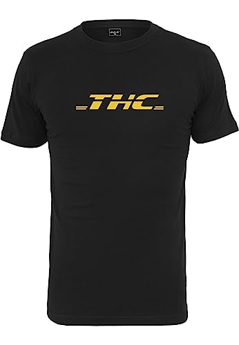 Mister Tee Herren THC Tee T-Shirt, Black, XXL