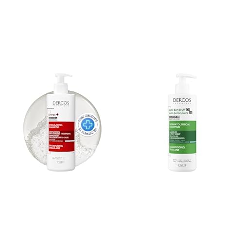 Vichy Dercos Energisant Dökülme Karşıtı Bakım Şampuanı x1 + Vıchy Shampooıng Antı-Pel Gras 390 Ml Normal/Yağlı Saçlar İçin x1