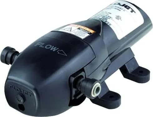 Bomba eléctrica autocebante Flojet BevJet II para Bag-in-box, vino, zumo, 12V, 230V, 43°C