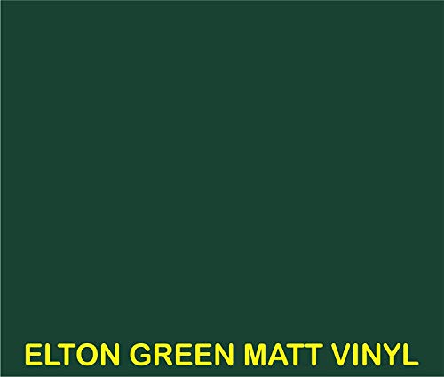Image of Elton Green Matte Adhesive Decorative Vinyl Shelf Liner Decorative Self Adhesive Vinyl Sheet for Table top,Furniture, Almirah and Other DIY, Renovation Projects 24 X 96 Inches