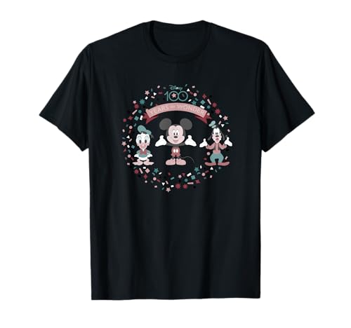 T-shirt D100 Mickey Donald & Goofy Disney 100 Years of Wonder en coton pour adulte