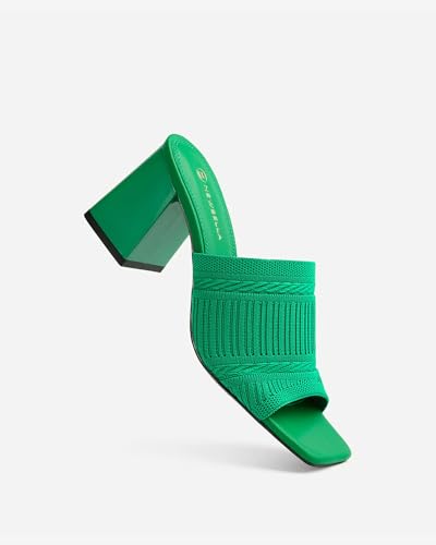 Women's Square Toe Heeled Sandals - Block Heel Sandals for Commute & Daily Wear2