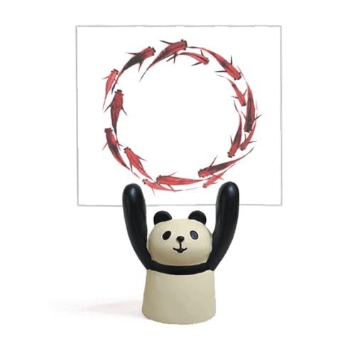 Porte-mémo chinois carpe rouge pince note support photo décoration asiatique de table
