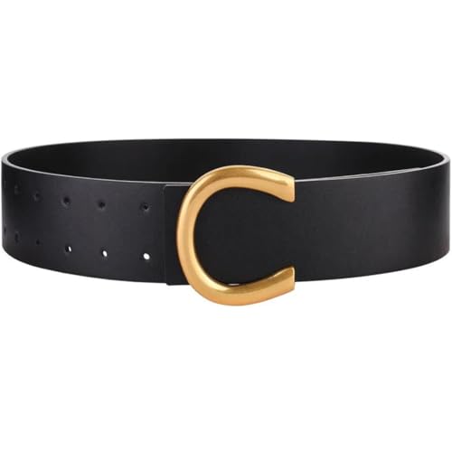 Women’S Genuine Cowhide Belt With Retro Horseshoe Clasp For Party Skirts And Fashion Accessories2