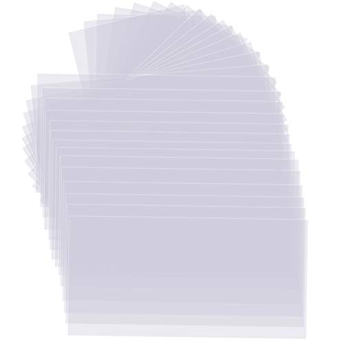 Kohand 30 Pcs Clear Blank Stencil Sheets 12 X 24 Inches, 6 Mil Blank Mylar Templates, Large Blank Stencil Material For Making Your Own Stencils #TOP7