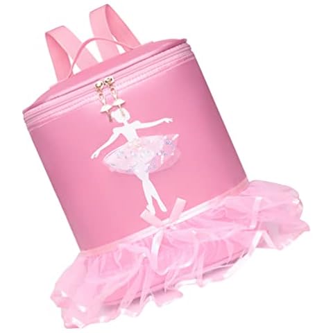 VALICLUD Backpack Pink Ballet Dance Bag ballet backpack for girls Toddler Backpack School Bag for Little Girls Kids Cover