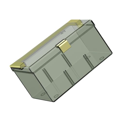 LOORGVEL 大容量多機能薬収納ケース 透明コンパートメント付き 持ち運び便利な取っ手付き 家用収納ボックス