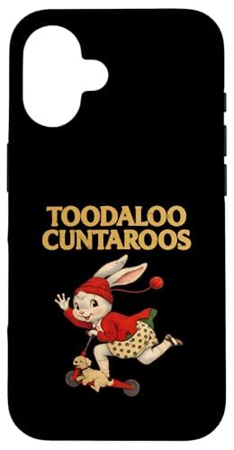 Toodaloo Cuntaroos Funny Sarcastic Retro Humor Bunny Meme �X�}�z�P�[�X iPhone 16 �p