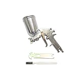 エアスプレーガン 塗装ガン プロ仕様 ノズル口径 1.3mm 上カップ 400ml 重力式 パターン調整 エアー量調整 吐出量 角度調整