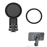 Strong Magnetic Suction Bracket Compatible for iPhone 12/13/14/15 Series Mobile Phone Android and All Smartphones, Cell Phone Holder Mount Stand with Magnetic Suction Ring for Magnet Case