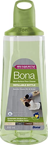 Bona Premium Spray Mop Cartridge Hard Surface Floor Cleaner for Stone Tile Laminate LVT Floors 850ml
