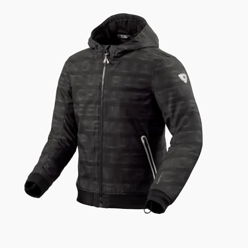 Blouson Saros WB REV'IT! textile moto noir rouge 2XL