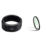 Ricoh Objektivadapter GA-1 für Gr III Digitalkamera und Gw-4 21 mm Konvertierungsobjektiv & Walimex Pro UV-Filter Slim MC 49 mm (inkl. Schutzhülle)