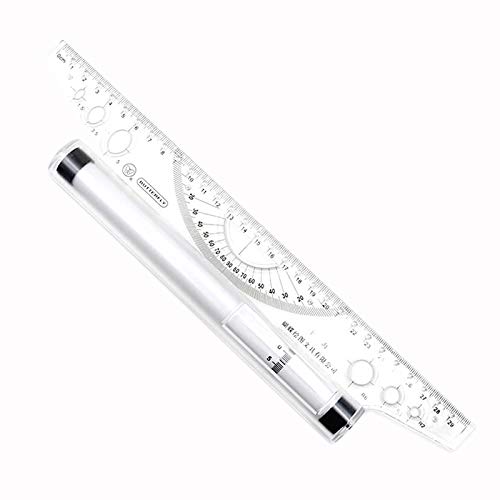 VIDOO G30 Balance Rule School Office Drawing Template Angle Ruler Drawing Ruler