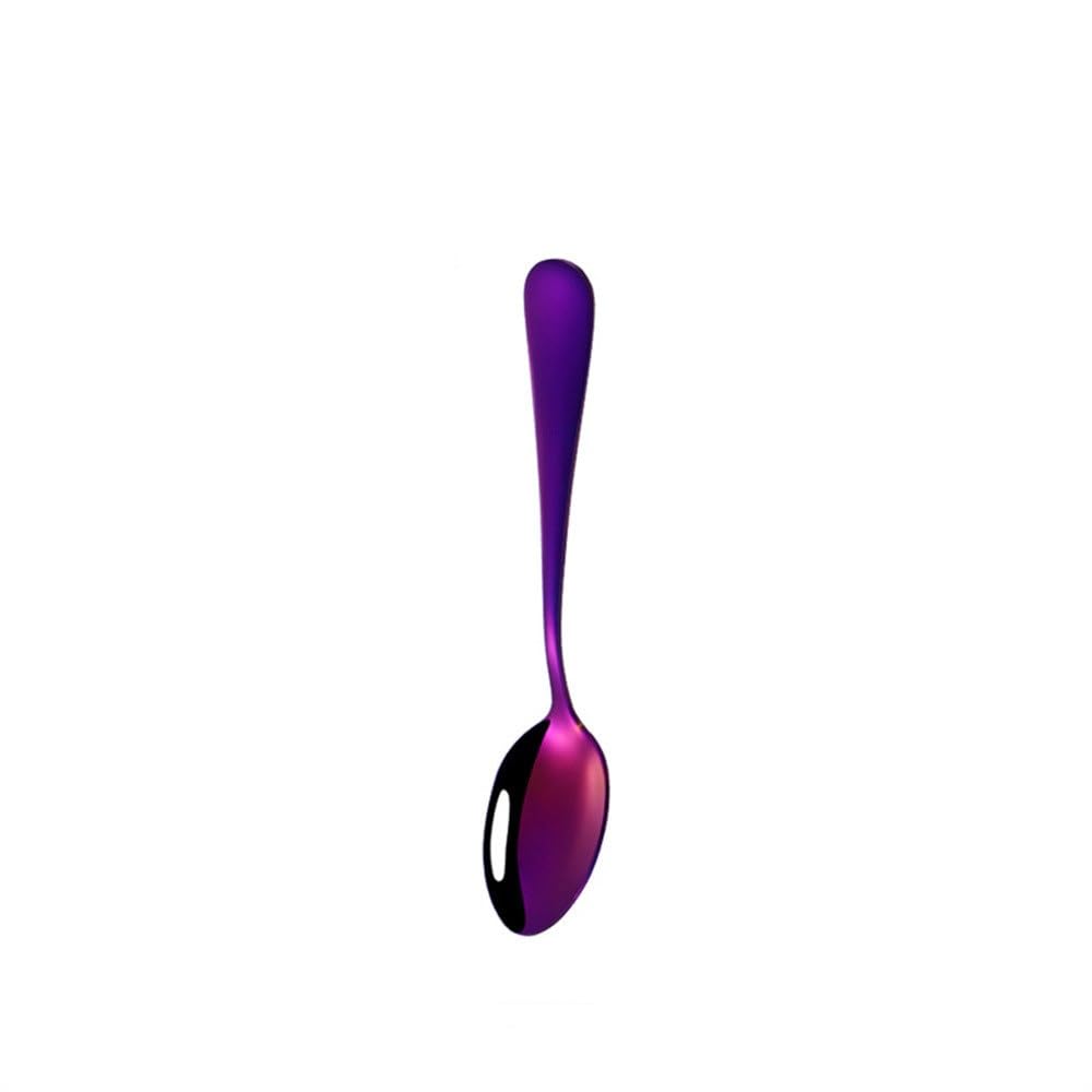 Löffel-Besteck-Set Spitz Dessert Kaffee Western Food Löffel für Einfache Reinigung(Colour 1)