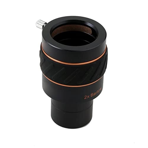 Ocular de telescopio con lente 2X de 1,25 pulgadas de alta transmisión